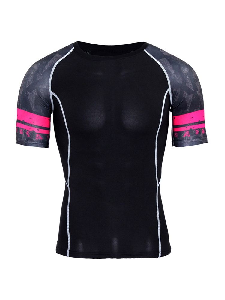 Masculino Impressão Geométrica Basquete Pullover Sports Top