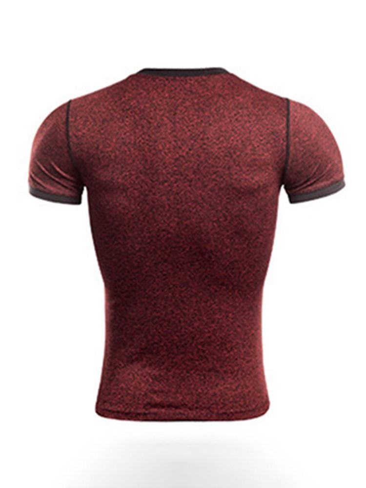 Masculino Print Pullover Sports Tops