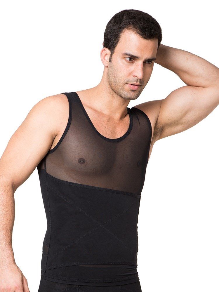 Top Bustiê Masculino Com Malha Respirável Ajustável
