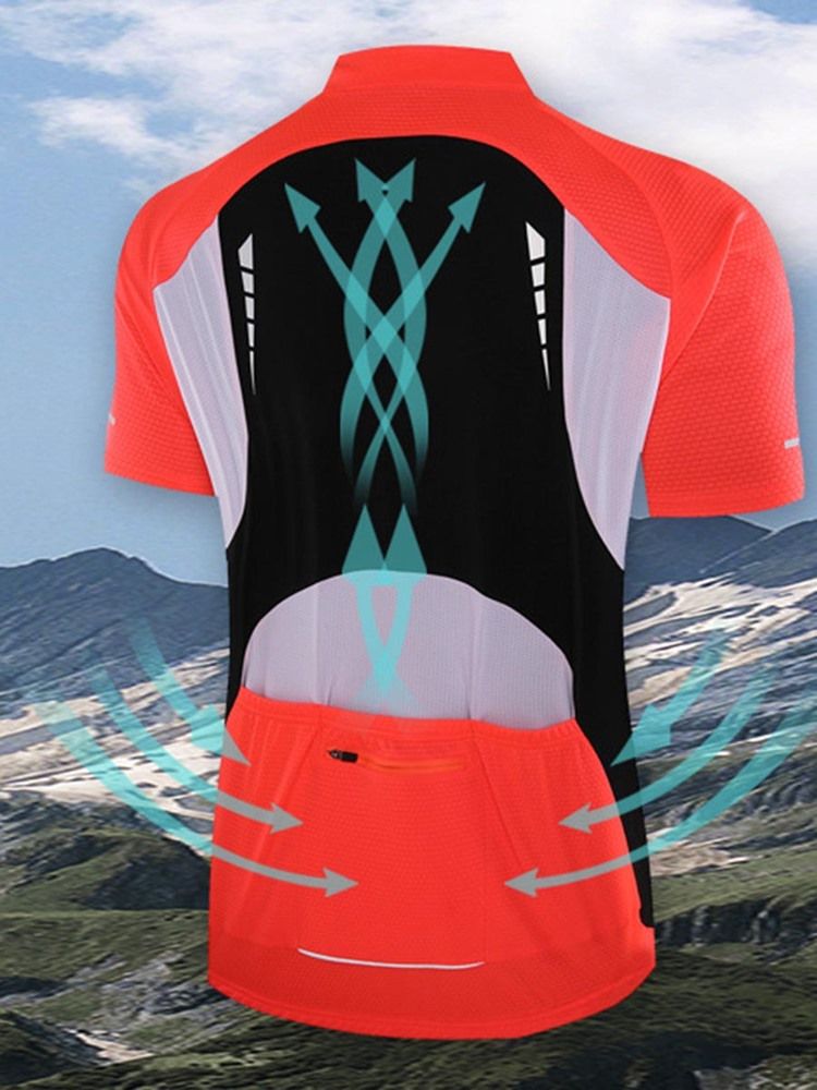 Tops De Equitação Esportiva Masculina Com Estampa Respirável