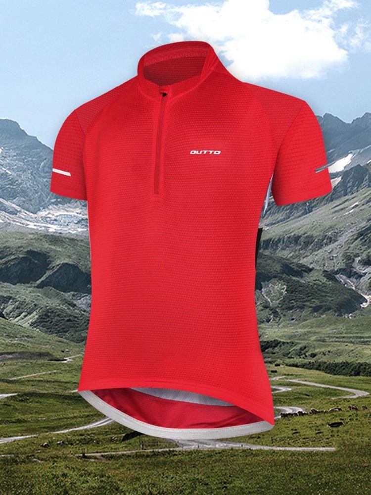 Tops De Equitação Esportiva Masculina Com Estampa Respirável