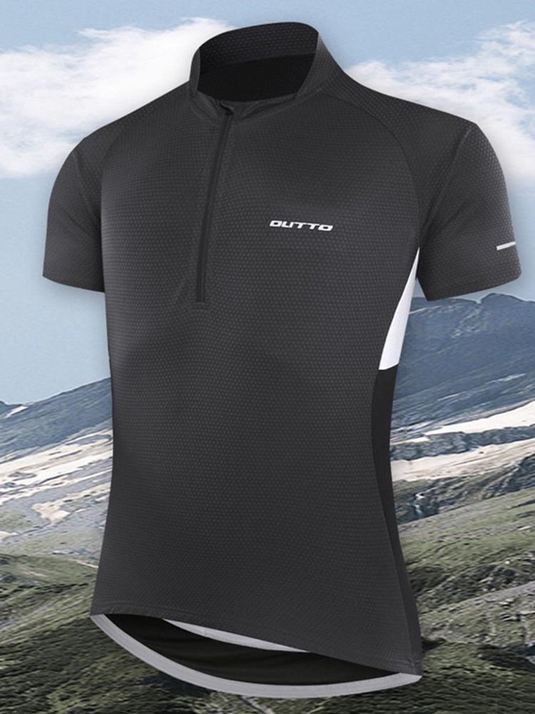Tops De Equitação Esportiva Masculina Com Estampa Respirável