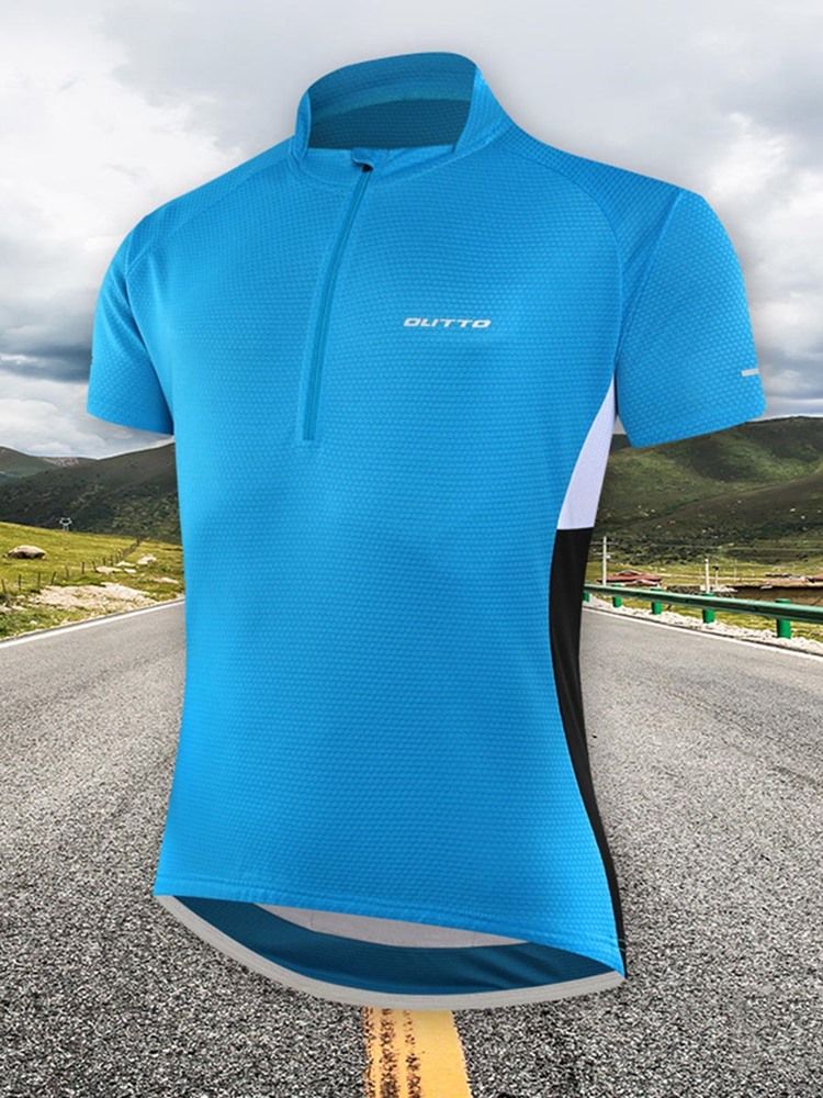 Tops De Equitação Esportiva Masculina Com Estampa Respirável