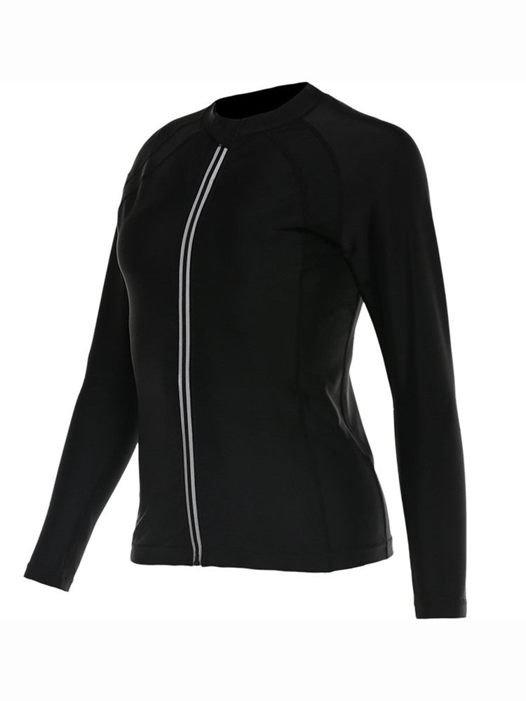 Tops Esportivos De Corrida Com Zíper Anti-suor Feminino