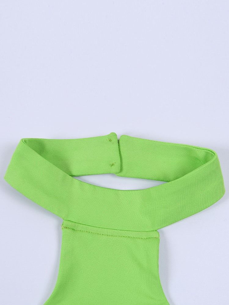 Tops De Ginástica Esportiva Com Halter Sem Mangas Femininas