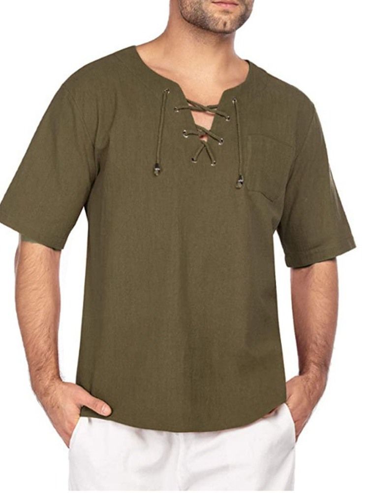 T-shirt Masculina Casual Lisa Lisa Com Meia Manga