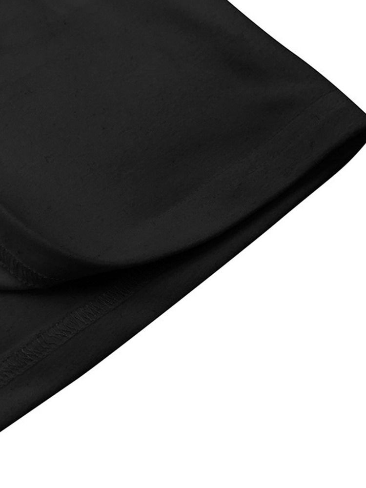 T-shirt Normal De Manga Curta Lisa Elegante Moda Feminina