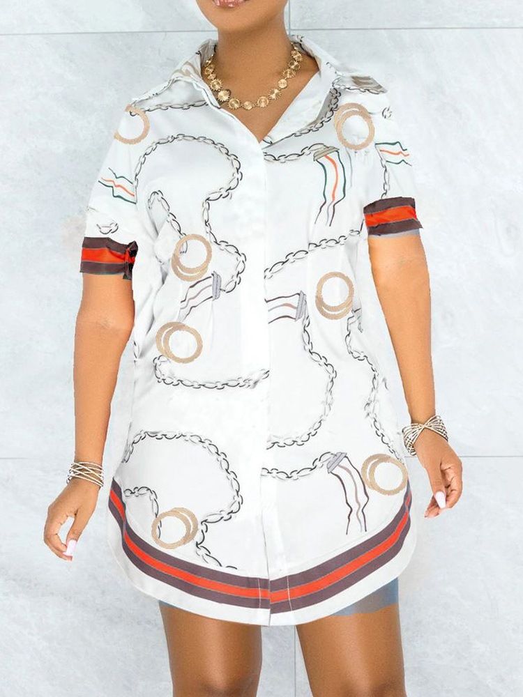 Acima Do Joelho Manga Curta Patchwork Vestido Feminino Geométrico Assimétrico