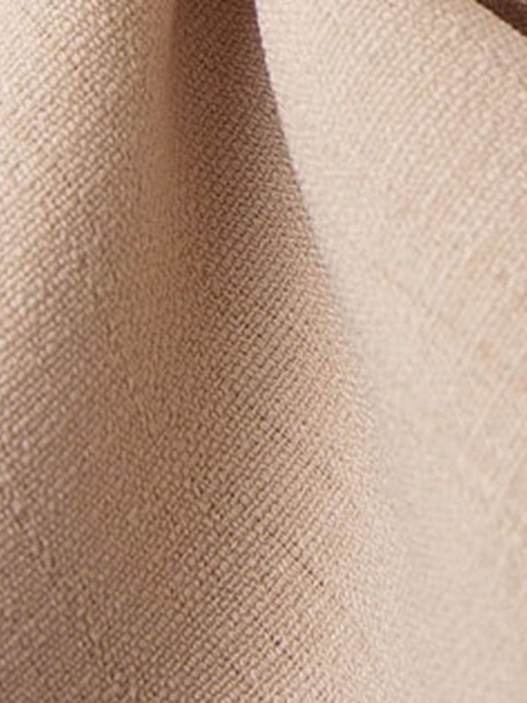 Vestido Feminino Acima Do Joelho Manga Comprida Oco Casual De Peito Único