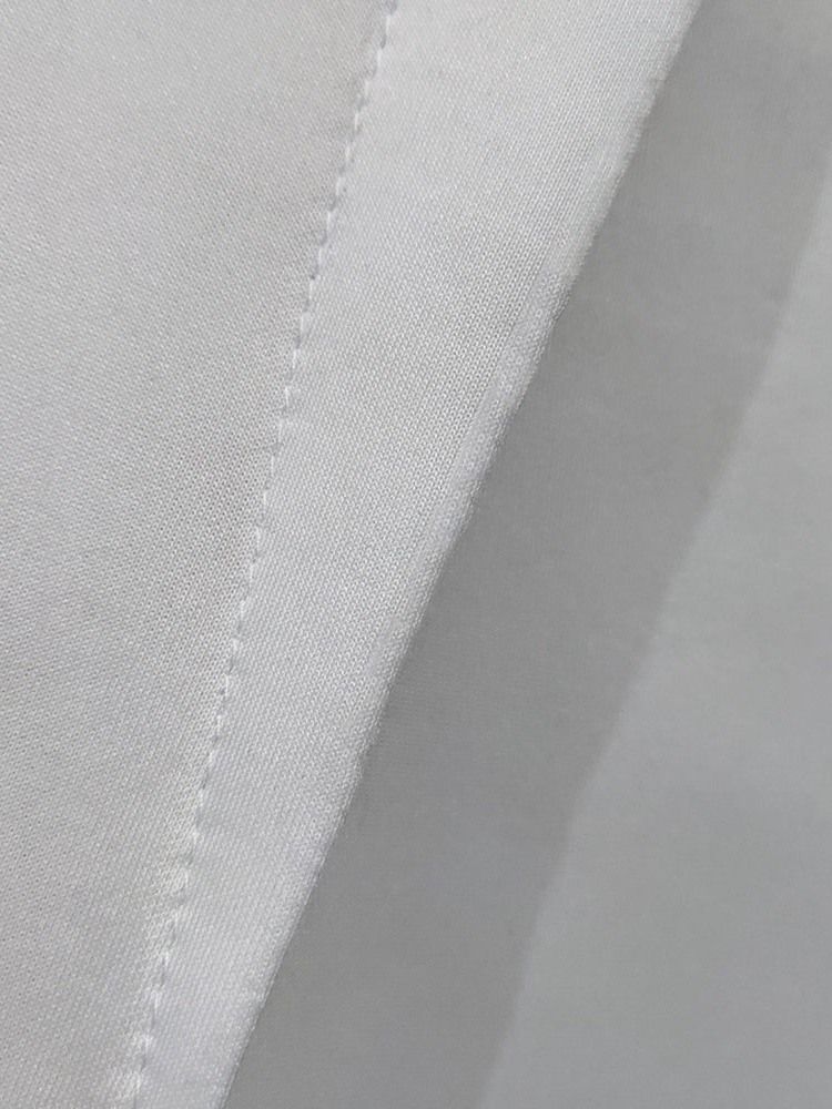 Vestido Feminino Com Gola Em V Manga Dividida E Cintura Alta