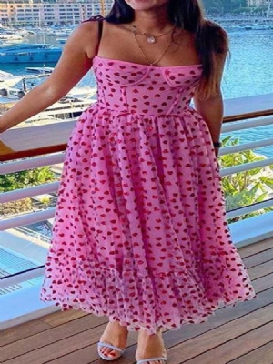 Vestido Longo Feminino Sem Mangas Sem Mangas Para Todas As Estações