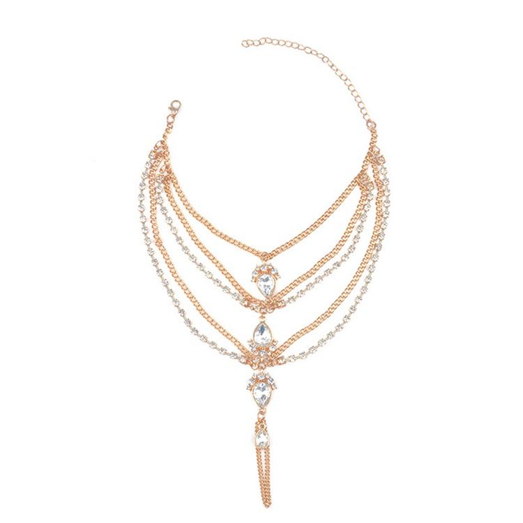 Diamante Feminino Tornozeleiras Vintage