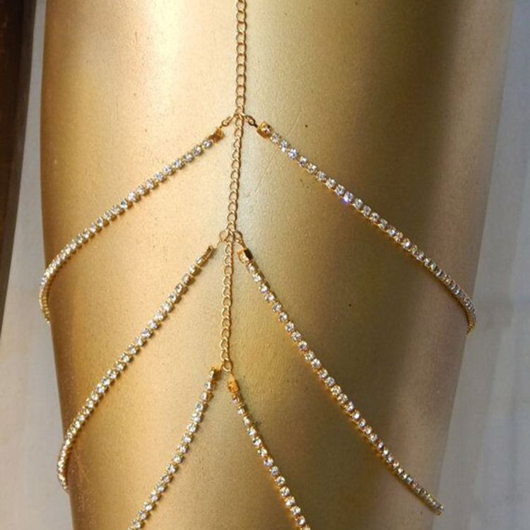 Tornozeleira Diamante Simples (apenas 1 Foto)