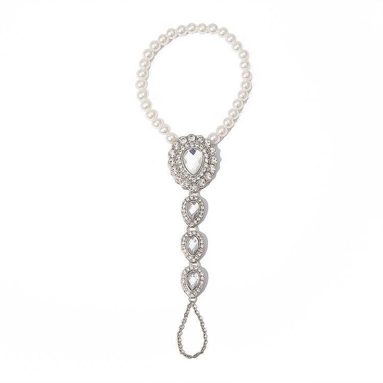 Tornozeleiras De Contas De Strass Simples