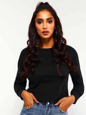 Moletom Normal Liso Padrão Feminino Com Capuz Fino
