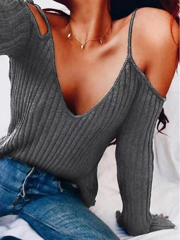Suéter Magro De Outono Regular Feminino