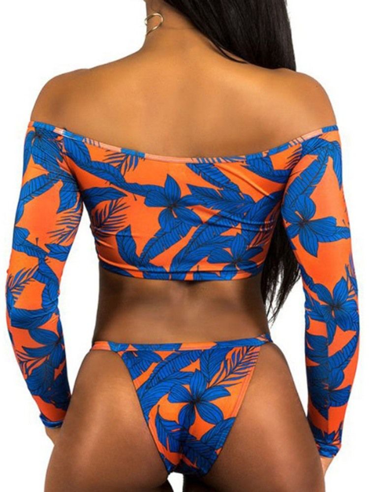 Bloqueio De Cor Feminino Sexy Tankini Swimwear