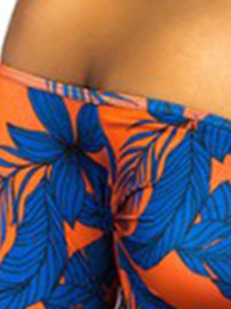 Bloqueio De Cor Feminino Sexy Tankini Swimwear