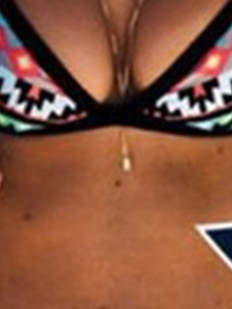 Conjunto De Biquíni Geométrico Feminino Trajes De Banho Sexy