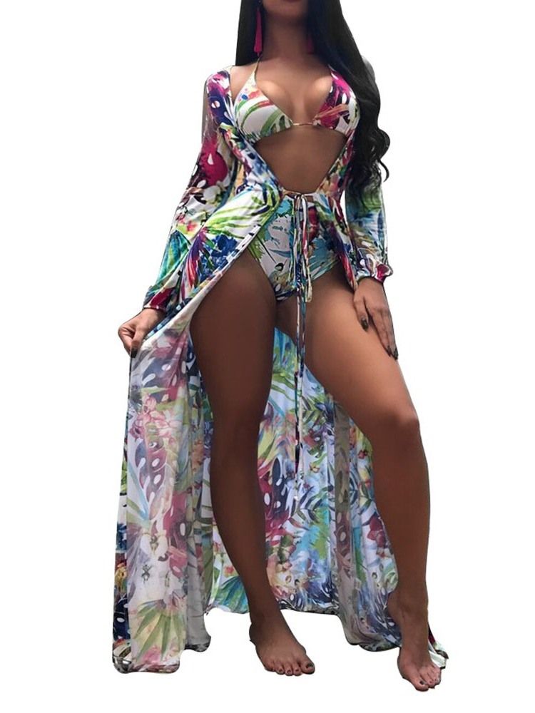 Conjunto Tankini Feminino Maiô Floral