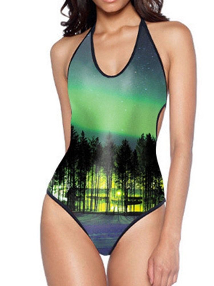 Roupa De Banho Feminina Com Cadarço De Tecido