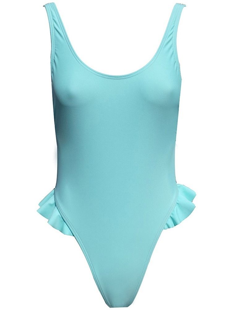 Roupa De Banho Feminina Lisa Sexy E Elástica Micro