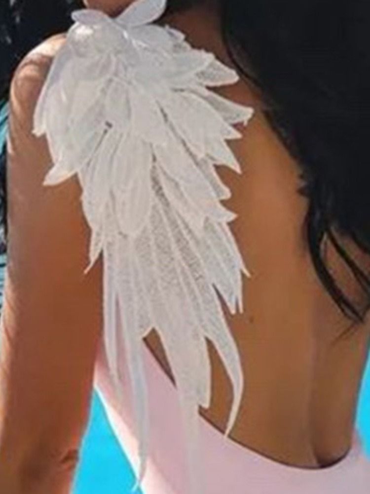 Roupa De Banho Feminina De Uma Peça Sem Costas
