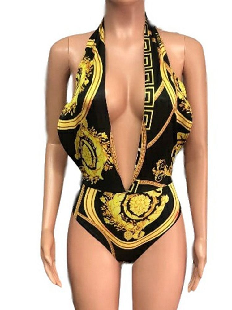 Roupa De Banho Romântica Francesa Com Estampa Floral Feminina