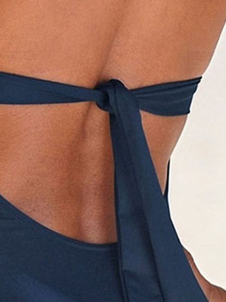 Roupa De Banho Sexy Feminina De Nylon De Uma Peça