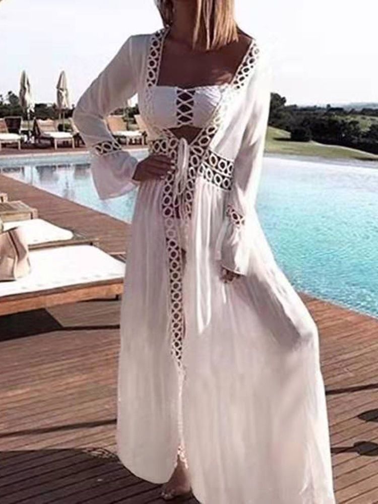 Tops De Praia Femininos Com Cordões Simples E Lisos