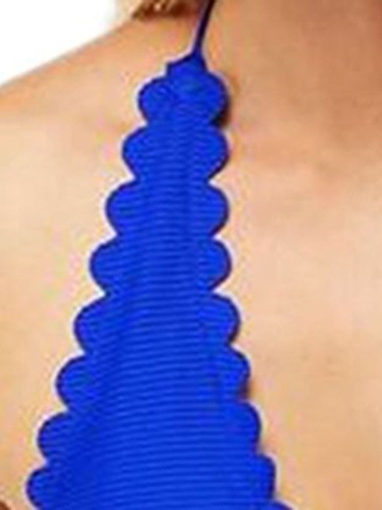 Traje De Banho Sexy Feminino Com Cordões