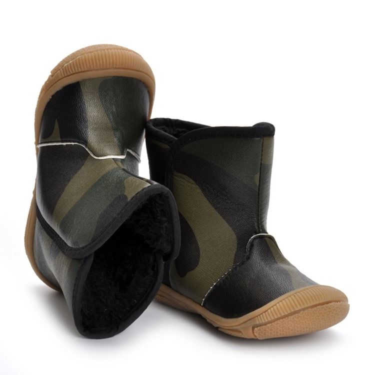 Botinhas De Velcro Camufladas Para Bebês