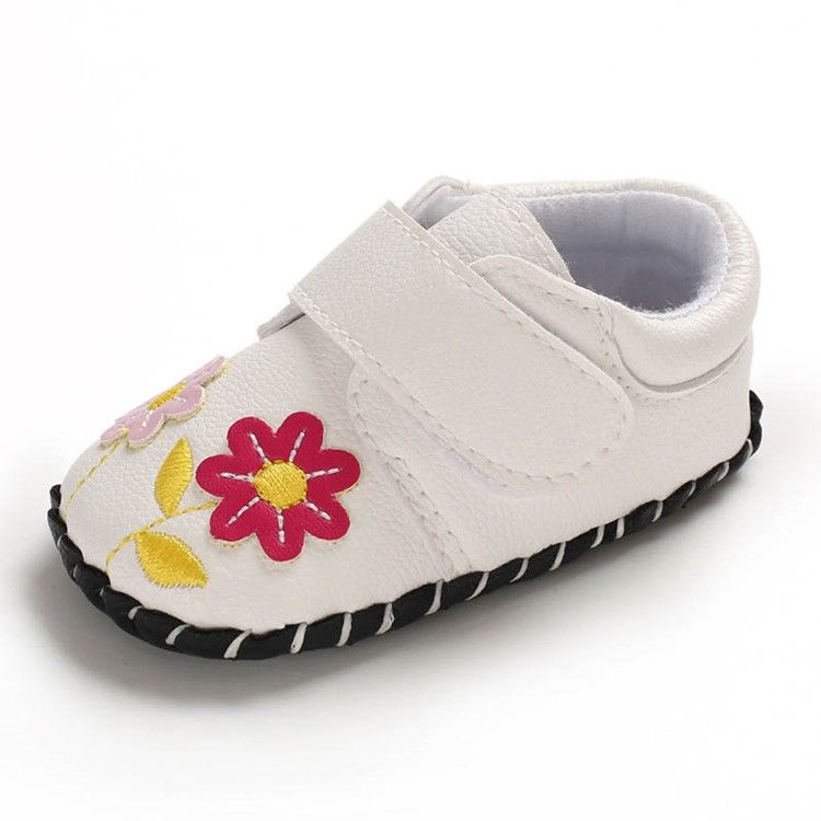 Calçados Bebês Bordados Florais