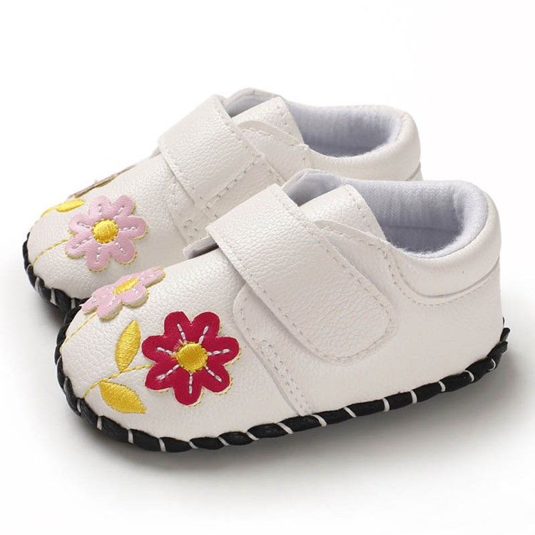 Calçados Bebês Bordados Florais
