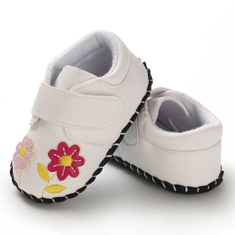 Calçados Bebês Bordados Florais