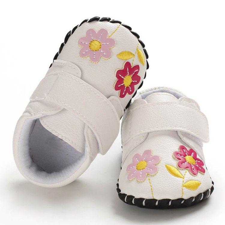 Calçados Bebês Bordados Florais