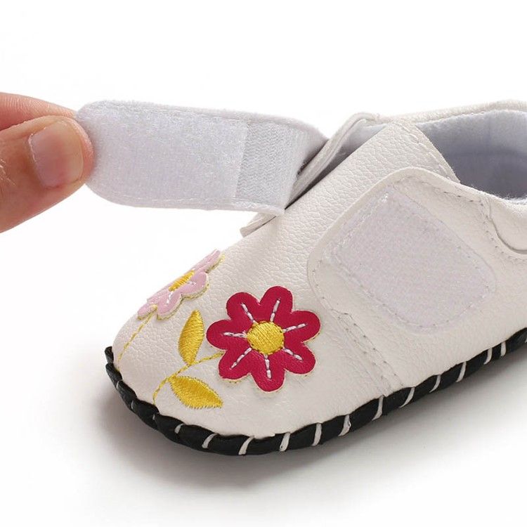 Calçados Bebês Bordados Florais