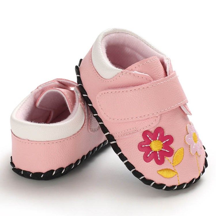 Calçados Bebês Bordados Florais