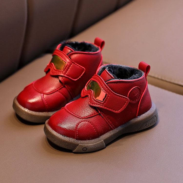 Sapatilhas De Bebê Unissex Com Velcro
