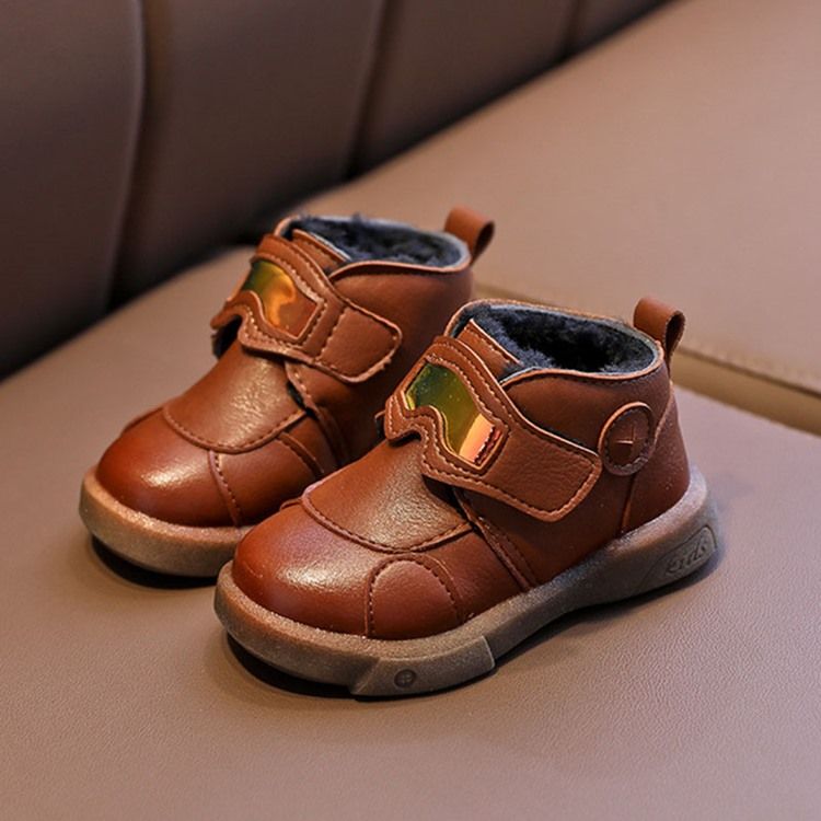 Sapatilhas De Bebê Unissex Com Velcro