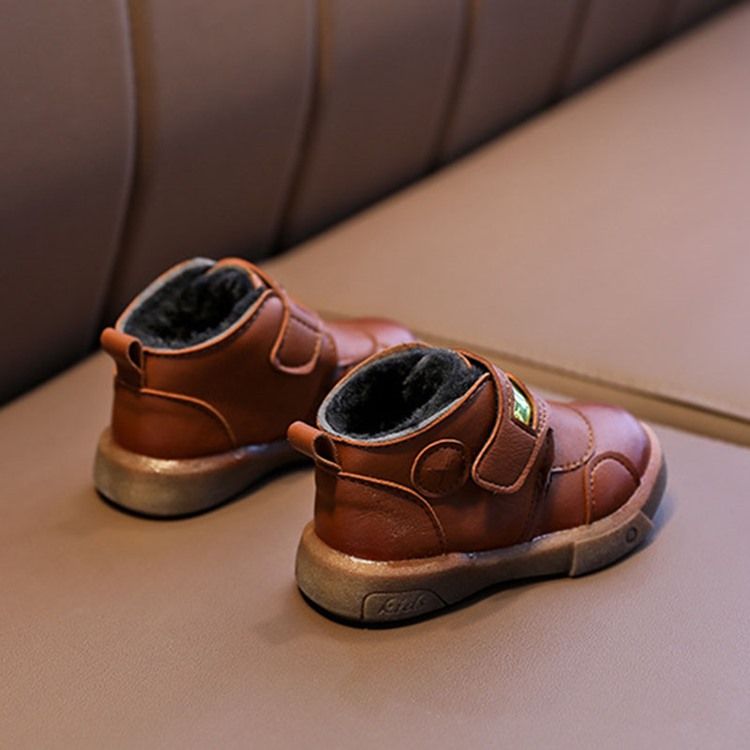 Sapatilhas De Bebê Unissex Com Velcro