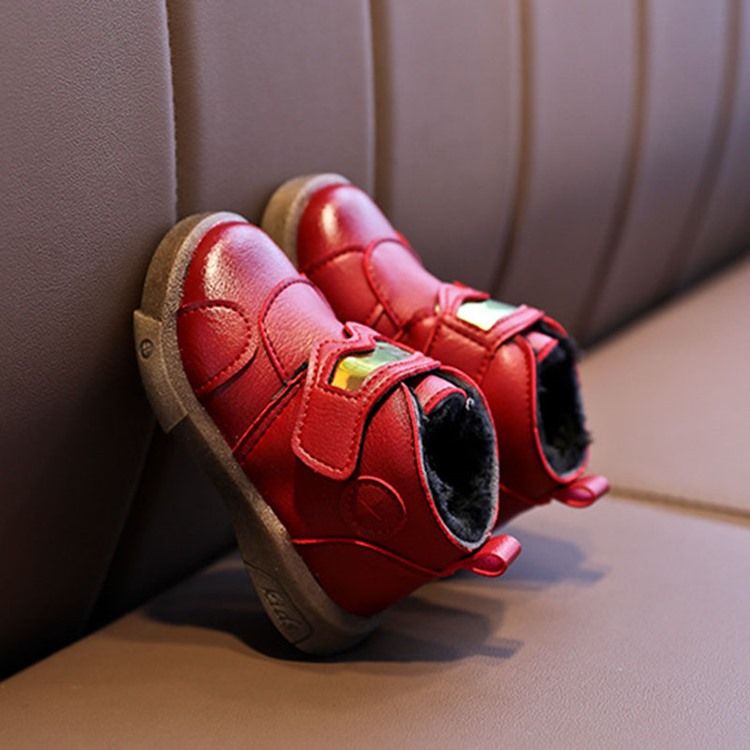 Sapatilhas De Bebê Unissex Com Velcro