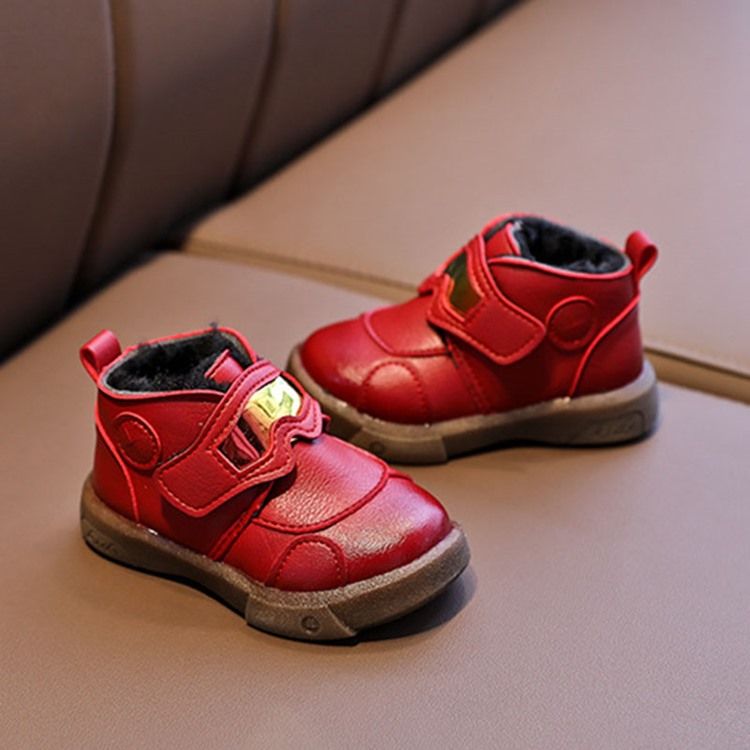 Sapatilhas De Bebê Unissex Com Velcro