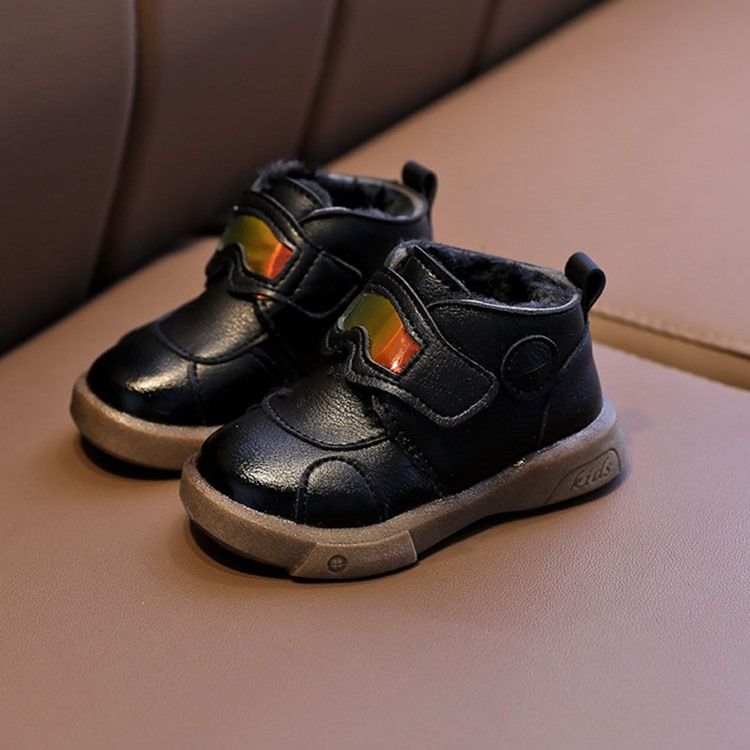 Sapatilhas De Bebê Unissex Com Velcro