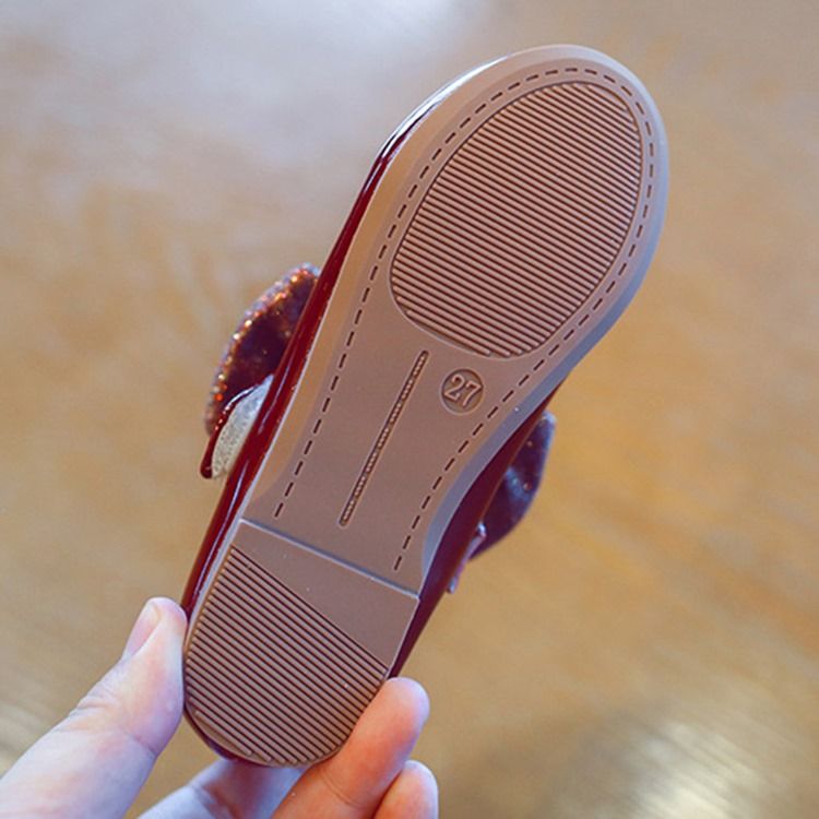 Sapatilhas De Bico Redondo De Mola Bowknot