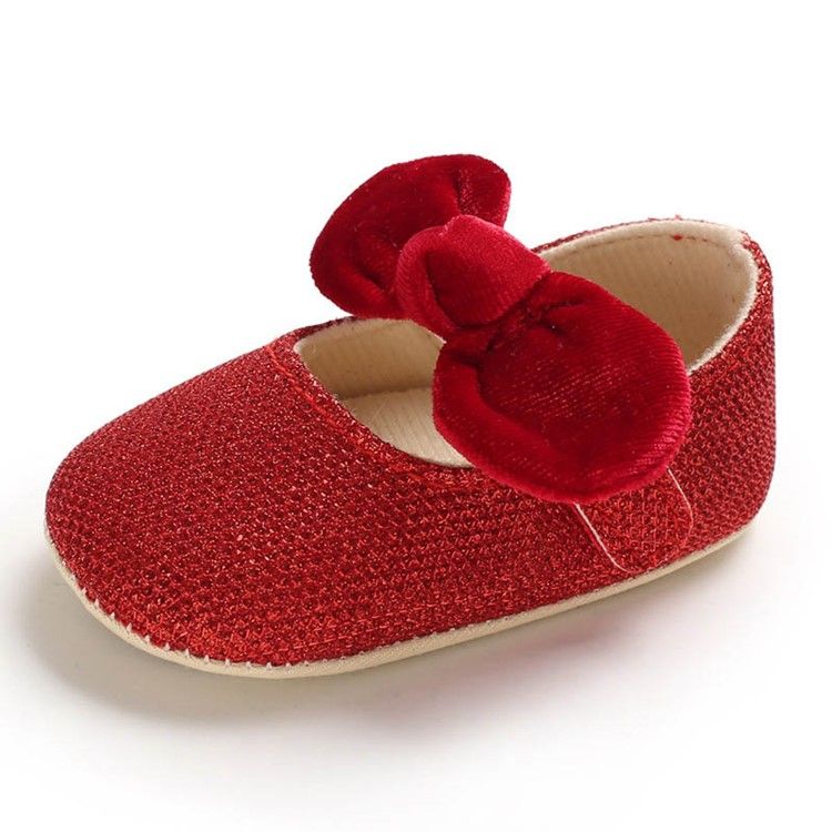 Sapatos De Algodão Bowknot Para Crianças