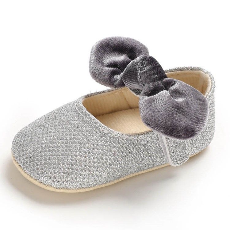 Sapatos De Algodão Bowknot Para Crianças