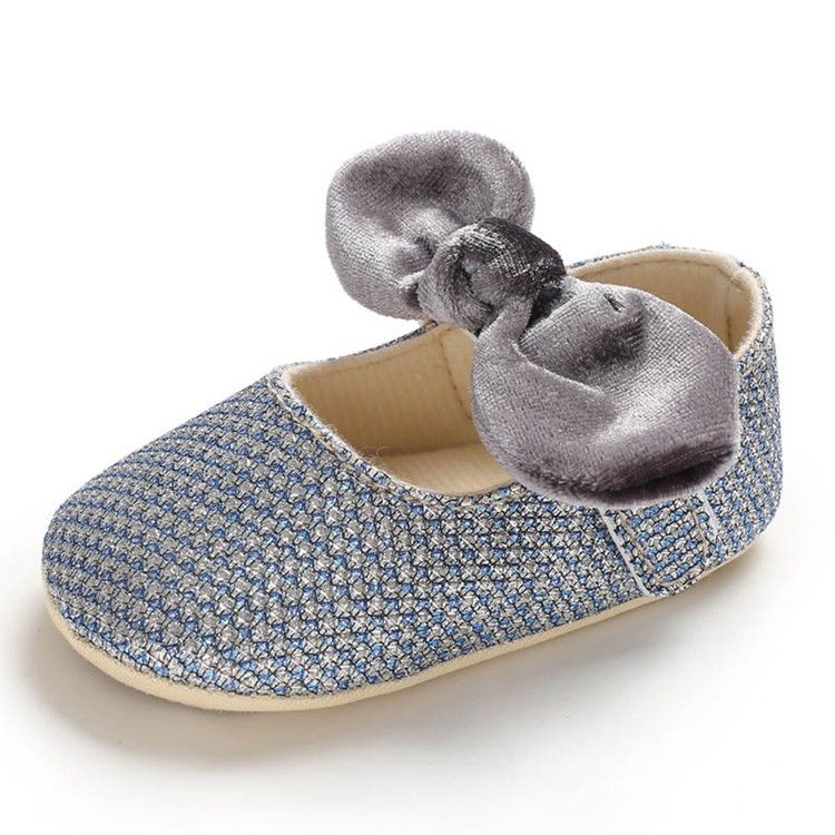Sapatos De Algodão Bowknot Para Crianças