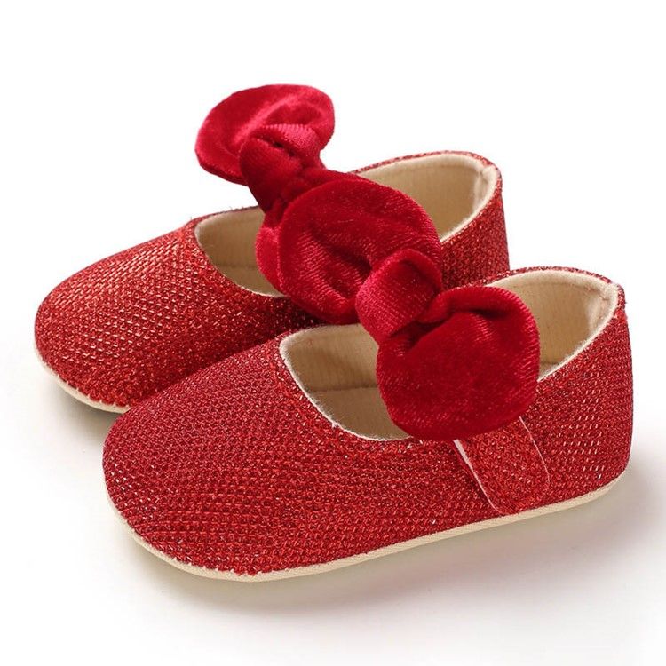 Sapatos De Algodão Bowknot Para Crianças