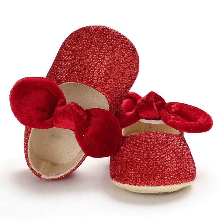Sapatos De Algodão Bowknot Para Crianças